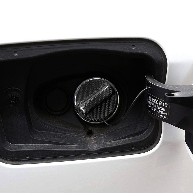 JDMuscle Tanso dry carbon fuel cap cover for Subaru WRX, BRZ, and Toyota GR86