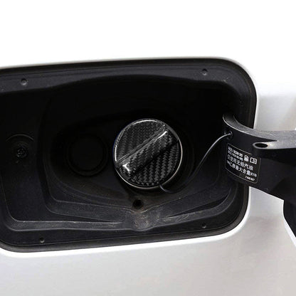 JDMuscle Tanso dry carbon fuel cap cover for Subaru WRX, BRZ, and Toyota GR86