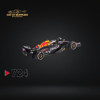 Mini-GT Red Bull Racing RB19 diecast model of Max Verstappen in 1:64 scale, featuring detailed Red Bull Racing design.