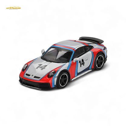 Mini-GT Porsche 911 Dakar Rally 1974 Ice Grey Metallic 1:64 - Evergreen Kings