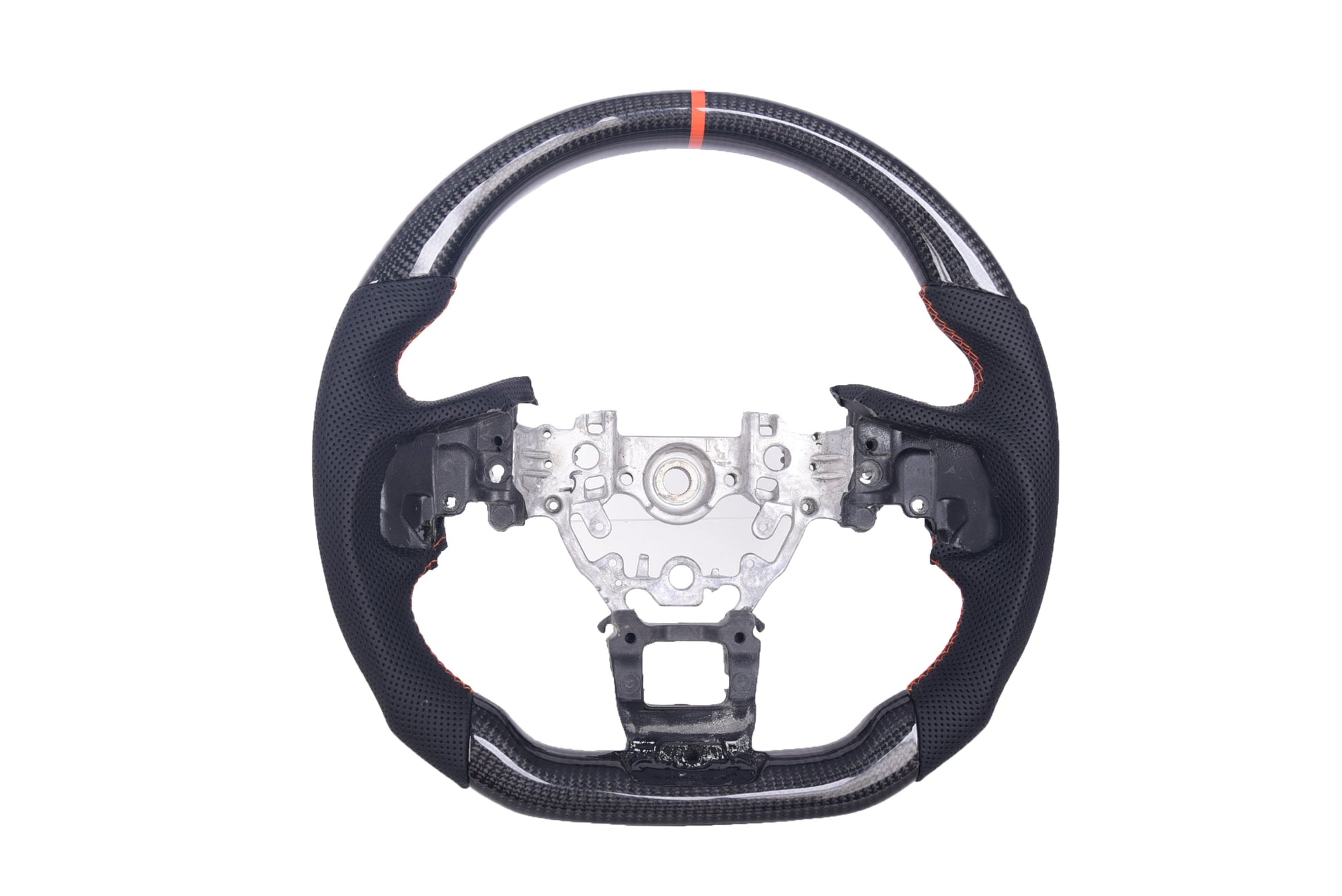 JDMuscle Carbon-Lite Series steering wheel for 2022-2025 Subaru WRX, featuring a sporty design and premium carbon finish.