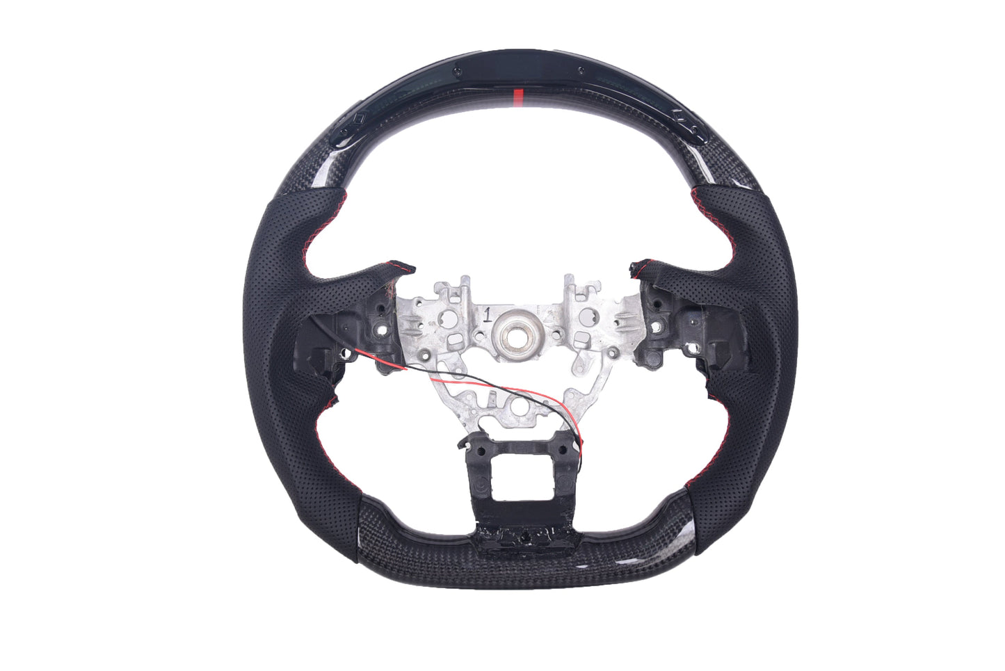 JDMuscle Carbon-Lite Series steering wheel for 2022-2025 Subaru WRX, featuring a sporty design and high-quality materials.