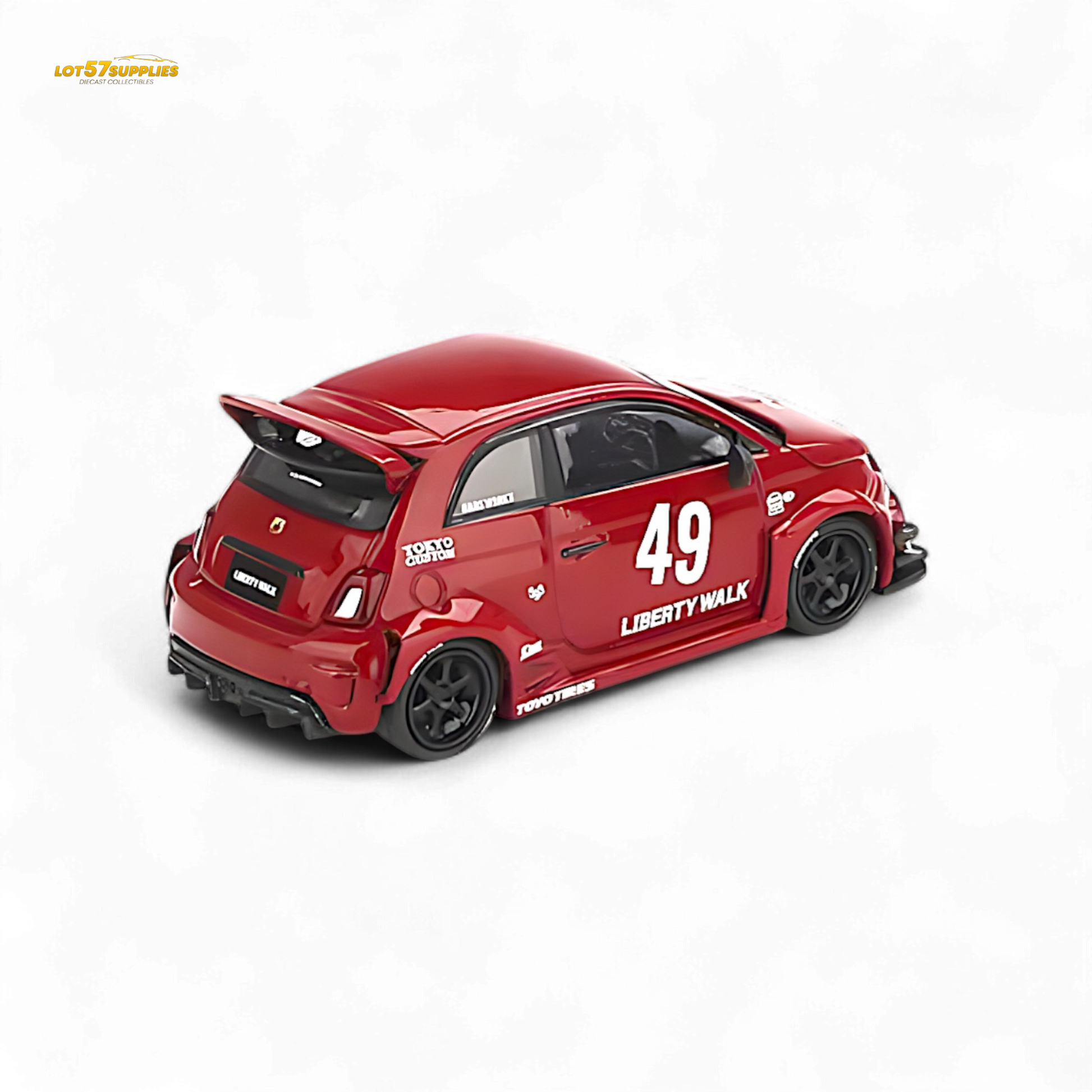 Mini-GT LB-WORKS ABARTH 595 Red 1:64 - Evergreen Kings