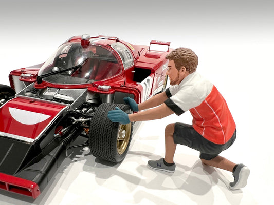 "Race Crew" Figure #1 for 1/18 scale models by American Diorama