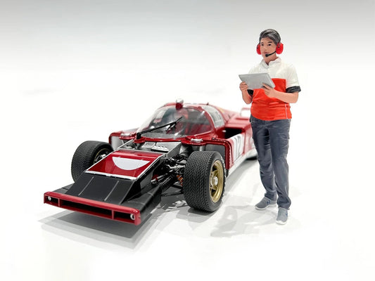 "Race Crew" Figure #3 for 1/24 Scale Models by American Diorama