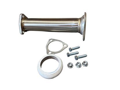 Speedzone Performance SPDZ1 2.5-inch straight flow test pipe for Honda Civic EK9 96-00 downpipe, metal exhaust component