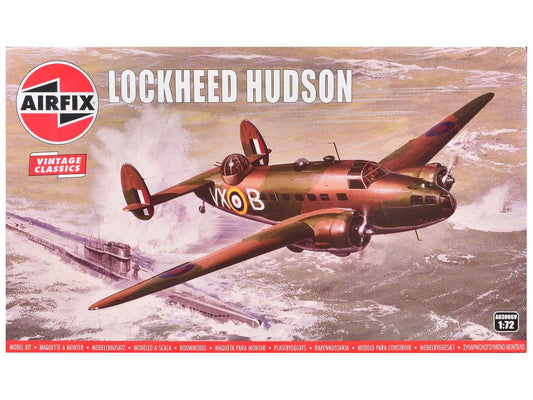 Level 2 Model Kit Lockheed Hudson Light Bomber Aircraft 1/72 Plastic Model Kit by Airfix