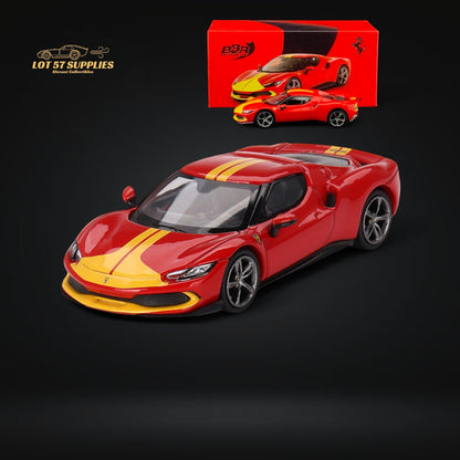 BBR Ferrari 296 GTB Assetto Fiorano Rosso Corsa 1:64 - Evergreen Kings