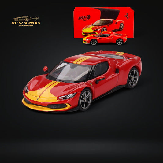 BBR Ferrari 296 GTB Assetto Fiorano Rosso Corsa 1:64 - Evergreen Kings