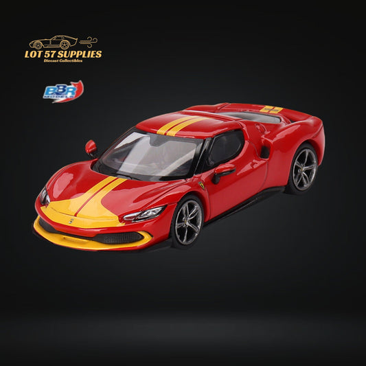 BBR Ferrari 296 GTB Assetto Fiorano Rosso Corsa 1:64 - Evergreen Kings