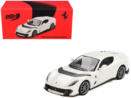 Ferrari 812 Competizione Bianco Avus White 1/64 Diecast Model Car by BBR