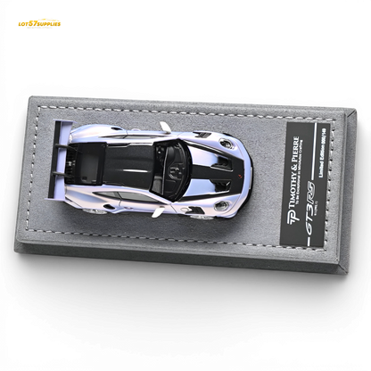 Purple TP Porsche 911 992 GT3 RS diecast model in 1:64 scale, detailed miniature car from Lot57Supplies Diecast Shop.