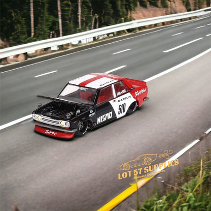 Mini GT x Kaido House Datsun 510 Sedan Racing V1 1:64 - Evergreen Kings