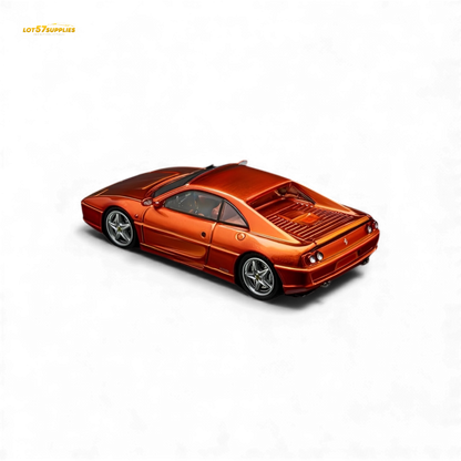 Pre-order TPC Ferrari F355 Challenge diecast model in metallic orange, 1:64 scale by Lot57Supplies Diecast Shop