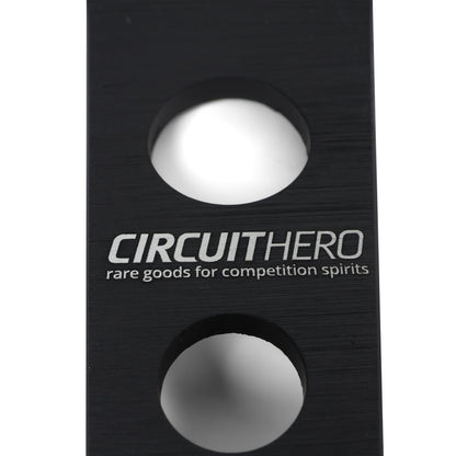 Circuit Hero 3-Spoke Suede Steering Wheel - 345mm, 70mm Dish