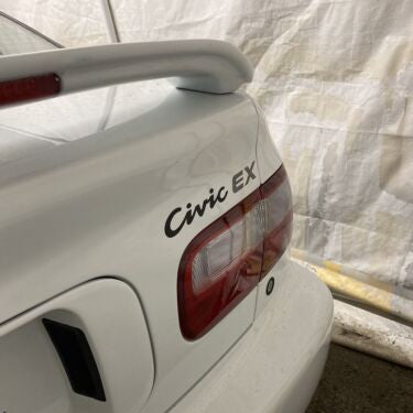 Evergreen Kings Civic EX rear badge decal for 1992–1995 Honda Civic EG