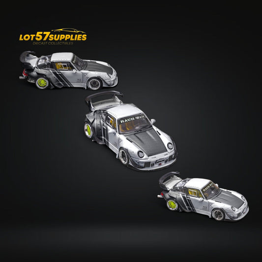 Star Model Porsche RWB 993 GT Wing 1:64 - Evergreen Kings