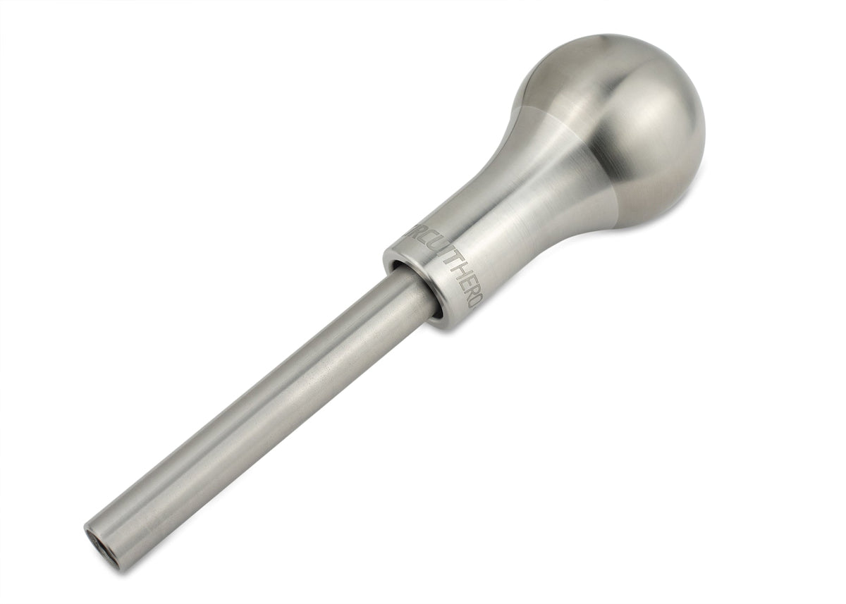 Circuit Hero Type-B Laser Grip Stainless Steel Shift Knob