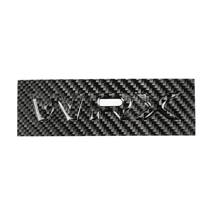 Racing Art Carbon Fiber WRX Trunk Emblem - Evergreen Kings