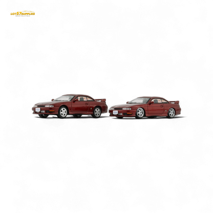 BM Creations Nissan Silvia S14 RED RHD 1:64 - Evergreen Kings