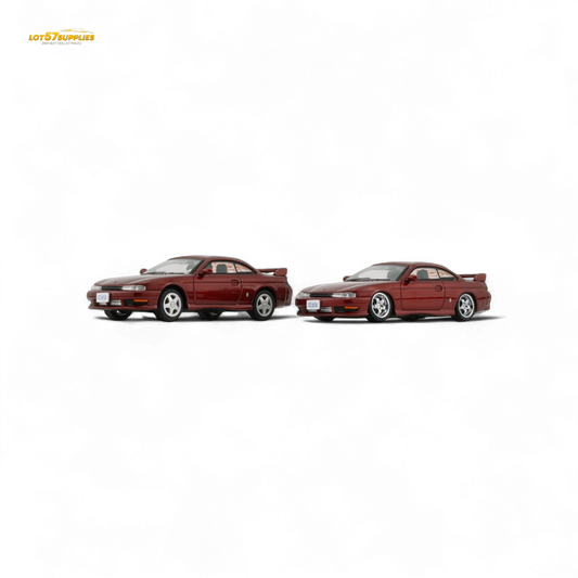 BM Creations Nissan Silvia S14 RED RHD 1:64 - Evergreen Kings