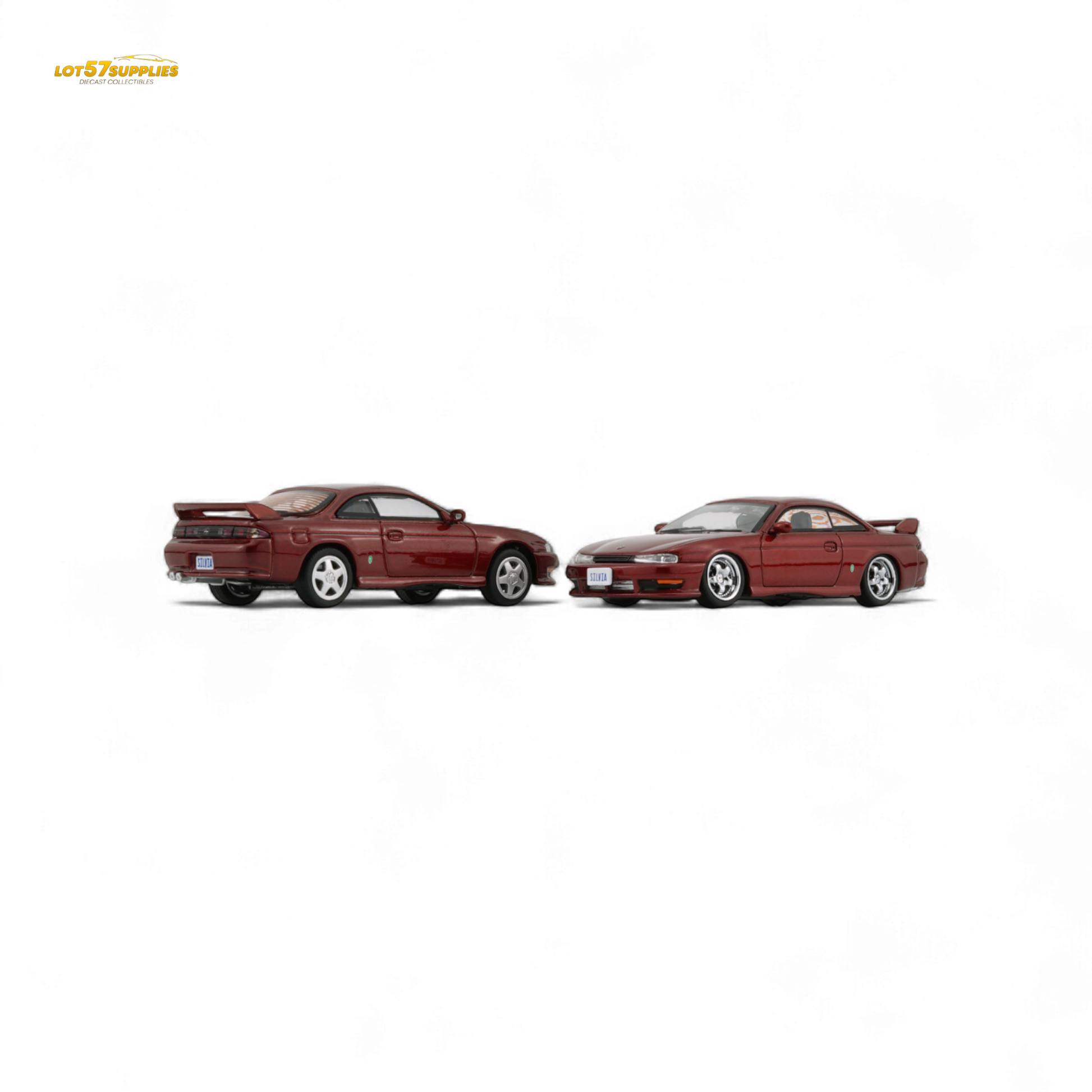 BM Creations Nissan Silvia S14 RED RHD 1:64 - Evergreen Kings