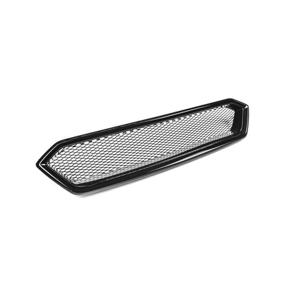 JDMuscle CS Style V2 front bumper grille for 2018-2021 WRX/STI, paint-matched and gloss black finish, car grille with stylish design.