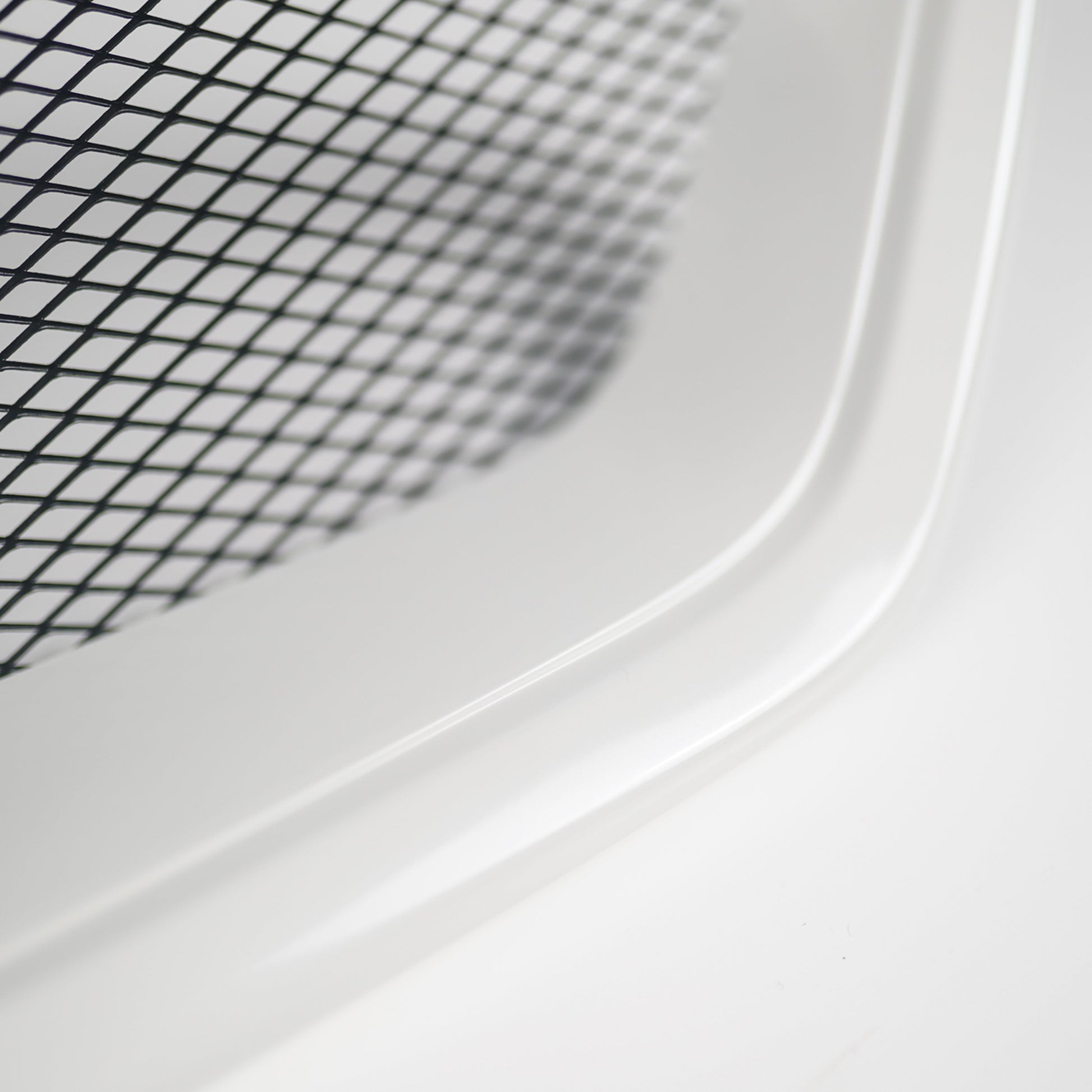 JDMuscle paint-matched and gloss black V2 front bumper grille for 2018-2021 WRX/STI, showing detailed grille design on a white background.