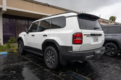 Toyota Land Cruiser 2024+ Topo rear tailgate emblem overlays by StickerFab, featuring durable design and sleek appearance.