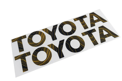 Toyota Land Cruiser and FJ Cruiser emblems kit by StickerFab, front grille emblems for 2024+ Land Cruiser and 2007-2014 FJ Cruiser