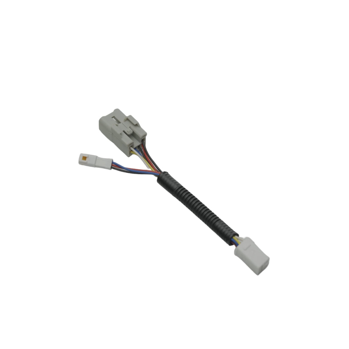 JDMuscle F1 light plug and harness mounted on a 2015-2025 WRX or 2015-2021 STI vehicle for LED light installation.