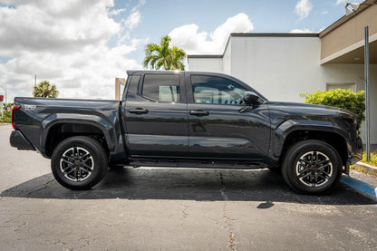 Smoked vinyl front sidemarker overlays for 2024+ Toyota Tacoma, exterior automotive accessories by StickerFab.