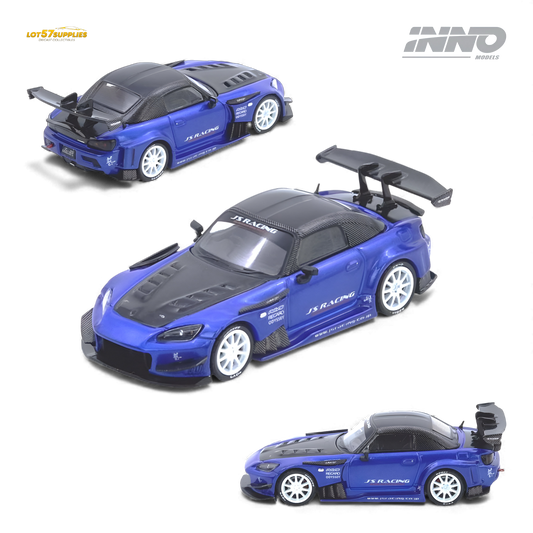 (Pre-Order) INNO64 Honda S2000 J's Racing Blue 1:64 - Evergreen Kings
