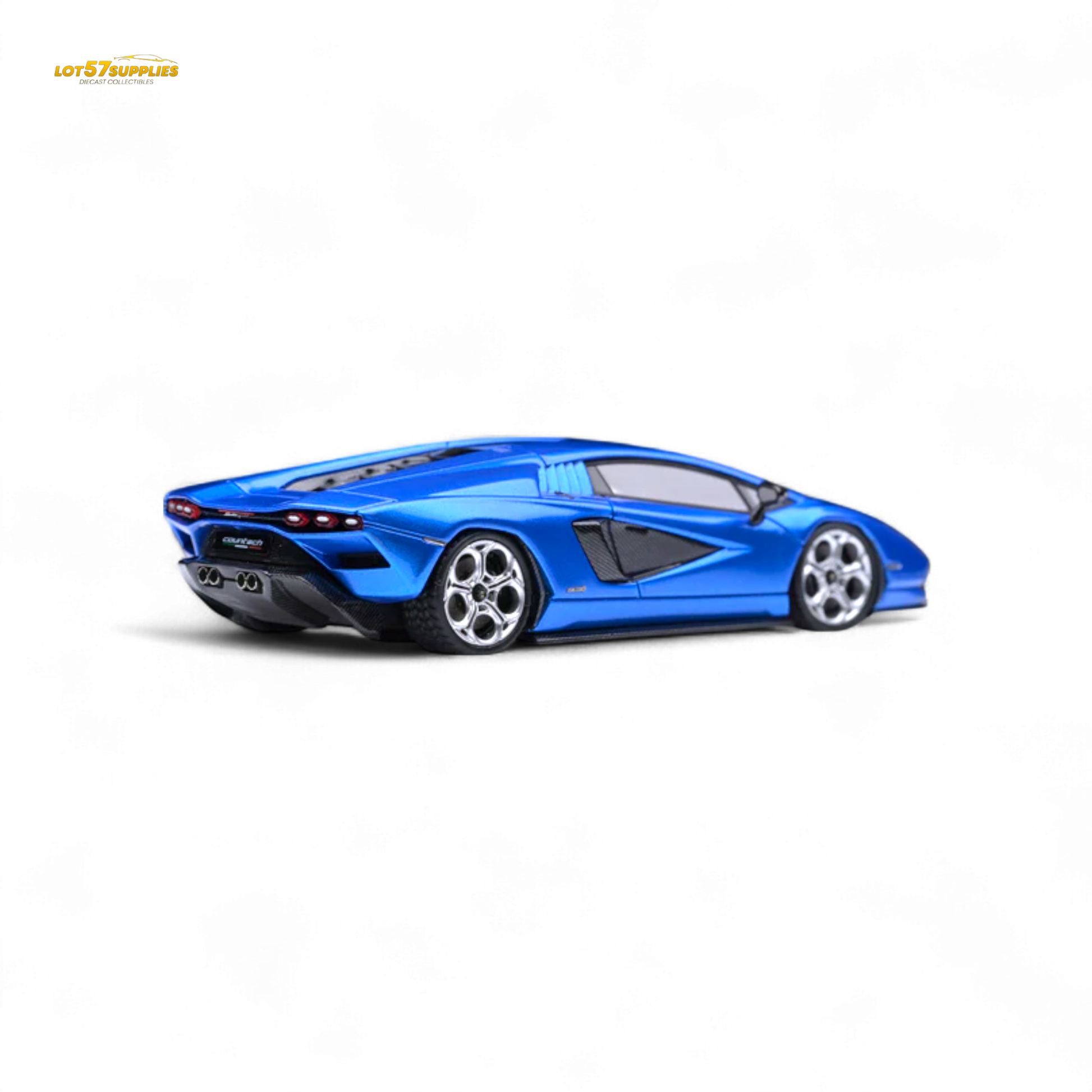 Dark blue Lamborghini Fuelme Model Countach LPI 800-4 diecast toy car, 1:64 scale, detailed collectible model.