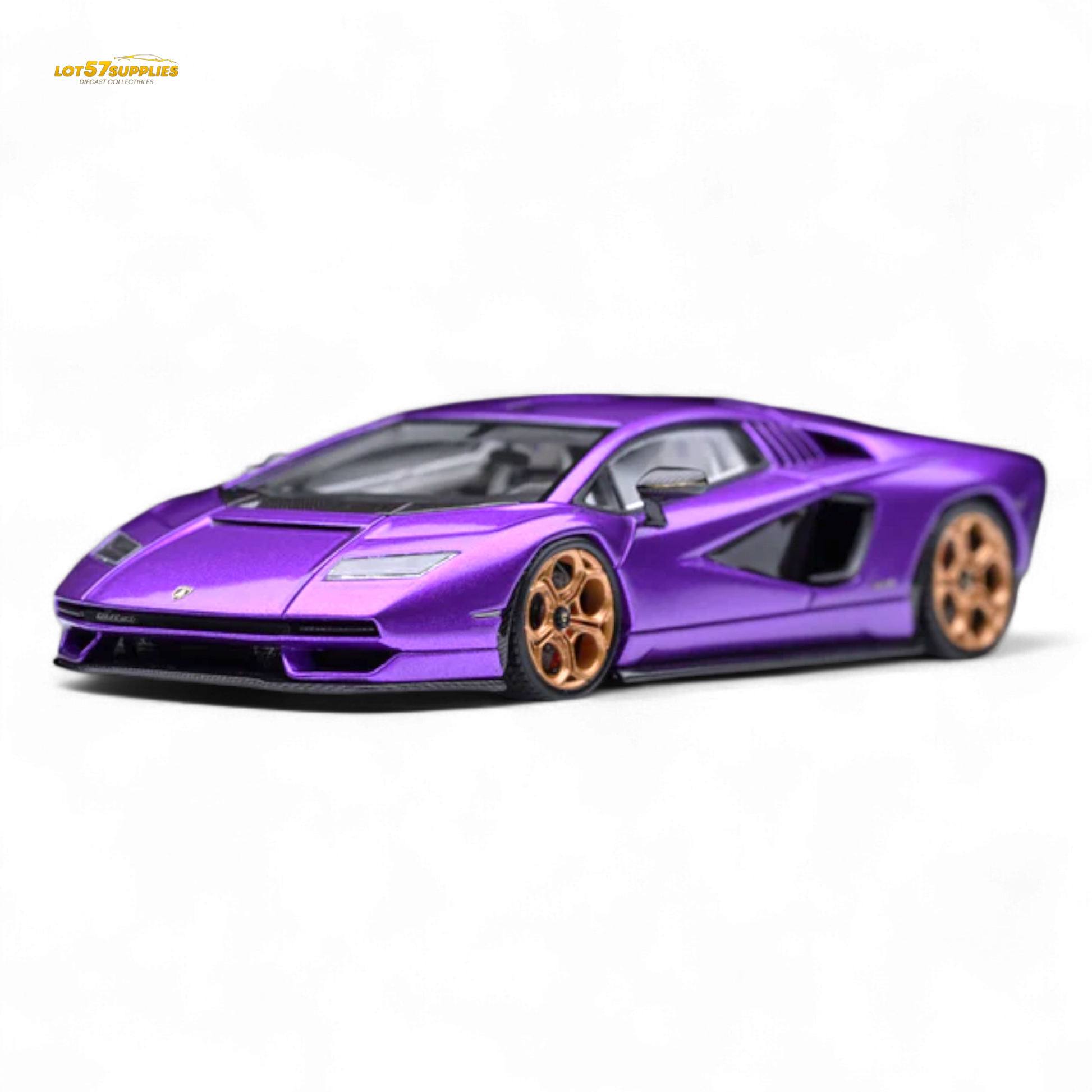 Fuelme Model Lamborghini Countach LPI 800-4 Viola Pasifae 1:64 - Evergreen Kings