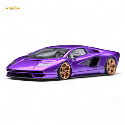 Fuelme Model Lamborghini Countach LPI 800-4 Viola Pasifae 1:64 - Evergreen Kings