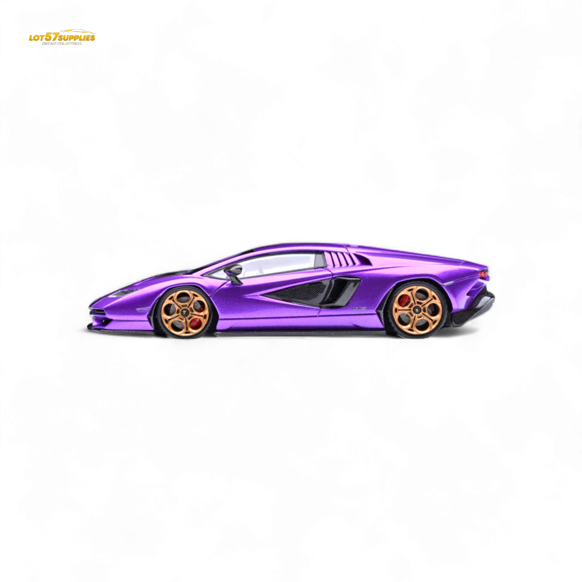 Fuelme Model Lamborghini Countach LPI 800-4 Viola Pasifae 1:64 - Evergreen Kings
