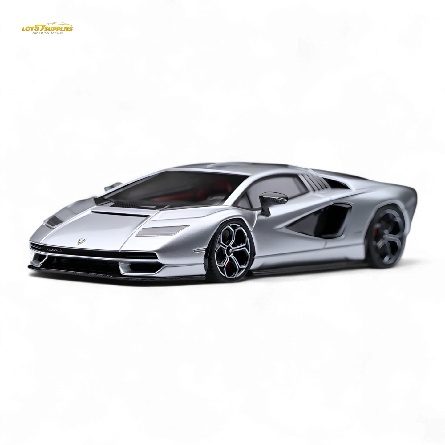 Fuelme Model Lamborghini Countach LPI 800-4 Argento Luna 1:64 - Evergreen Kings