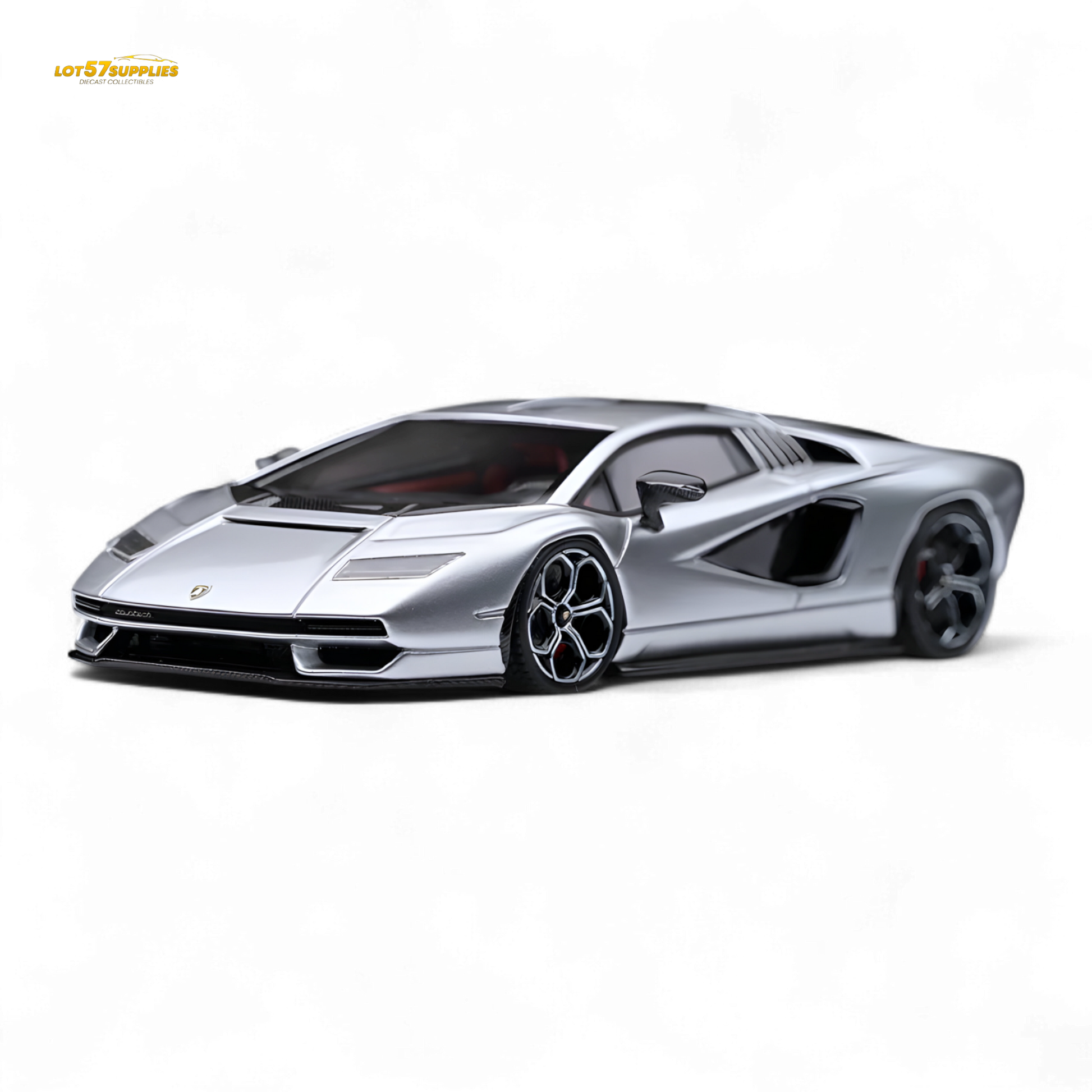 Fuelme Model Lamborghini Countach LPI 800-4 Argento Luna 1:64 - Evergreen Kings