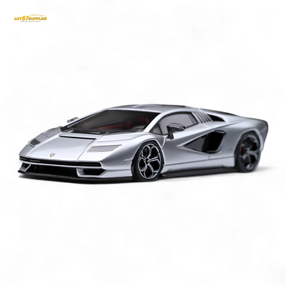 Fuelme Model Lamborghini Countach LPI 800-4 Argento Luna 1:64 - Evergreen Kings