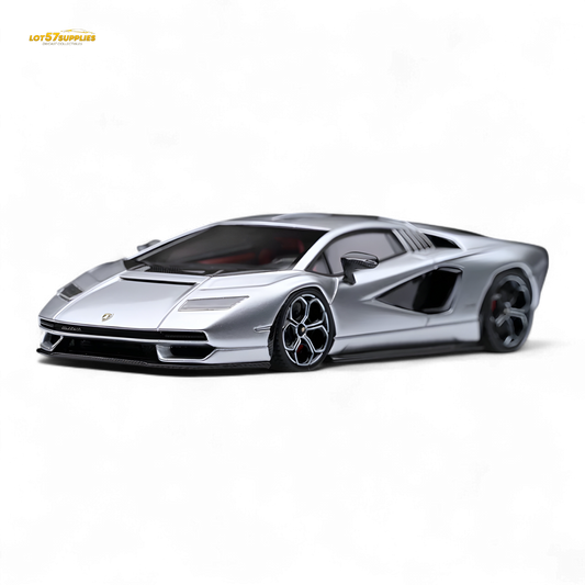 Fuelme Model Lamborghini Countach LPI 800-4 Argento Luna 1:64 - Evergreen Kings