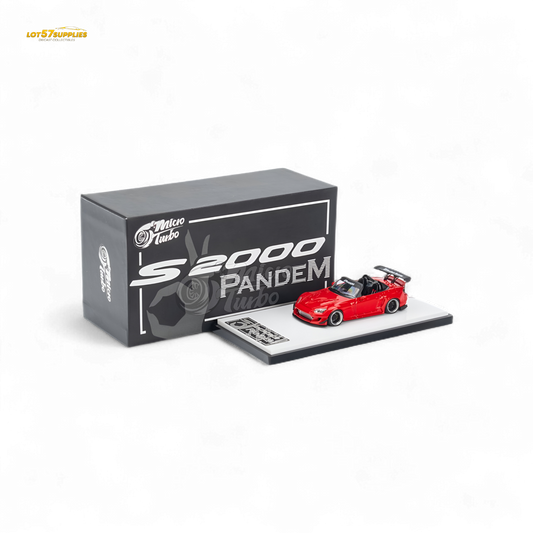 Microturbo Honda S2000 Pandem Rocket Bunny Red 1:64 - Evergreen Kings