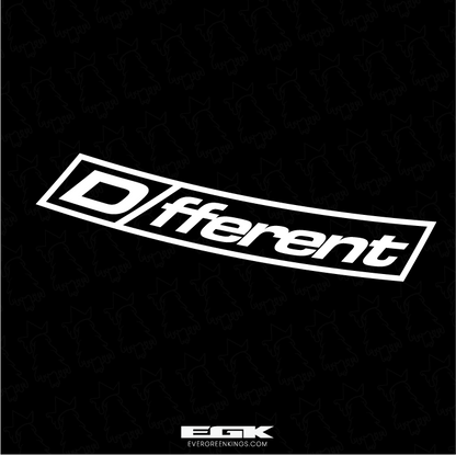 DIFFERENT D-Series Decal | Honda SOHC Vinyl