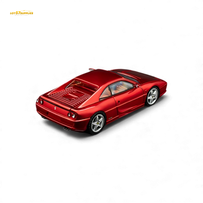 Pre-order TPC Ferrari F355 Challenge diecast model in metallic red, 1:64 scale from Lot57Supplies Diecast Shop.