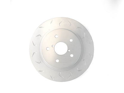FactionFab V2 Slotted Rear Brake Rotor - 2022+ Subaru WRX CVT