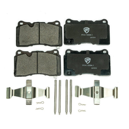 FactionFab V2 Front Brake Pads - 2004-2017 Subaru STI