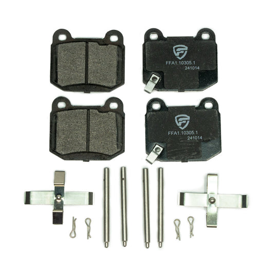 FactionFab V2 Rear Brake Pads - 2004-2017 Subaru STI