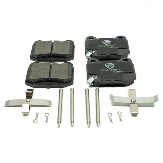 FactionFab V2 Rear Brake Pads - 2004-2017 Subaru STI