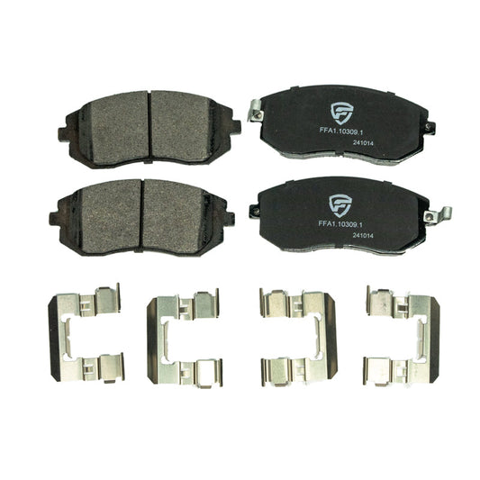 FactionFab V2 Front Brake Pads - 2003-2005 Subaru WRX / 2008-2010 Subaru WRX