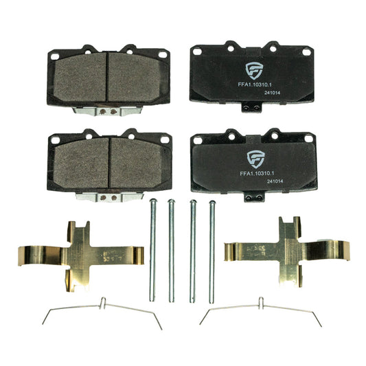 FactionFab V2 Front Brake Pads - 2006-2007 Subaru WRX